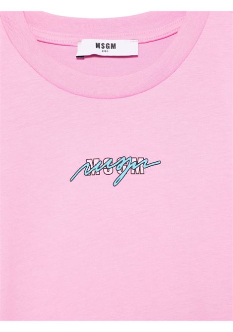 T-shirt con logo MSGM KIDS | S5MSJGTH080MS003